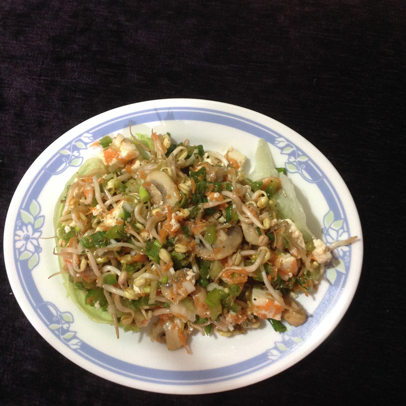 French Salad with Bean Sprouts